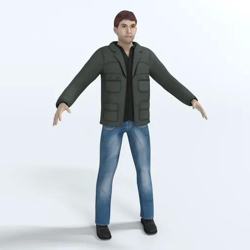 Luke Character Rigged