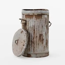 Metal Transh Can