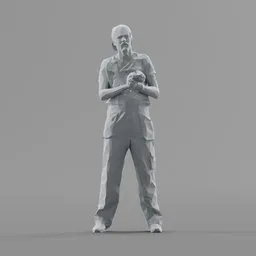 Lowpoly Car Mechanic