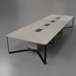 Conference table 16 seats oak