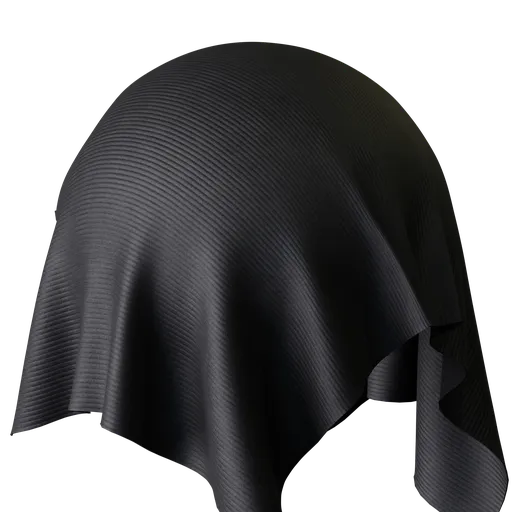 Plain Black Velvet