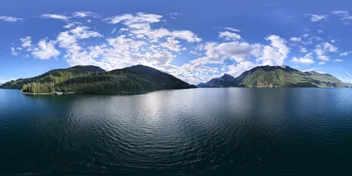 Lake Mountain Valley Landscape