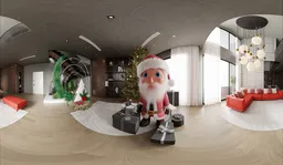 Christmas Living Room Interior