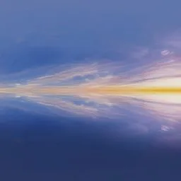 Twilight Pastel Sky Reflection