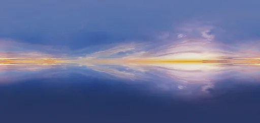 Twilight Pastel Sky Reflection