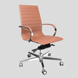Frezza Executive Chair Cognac Leather