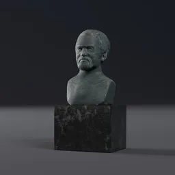 Male Head Sculpture