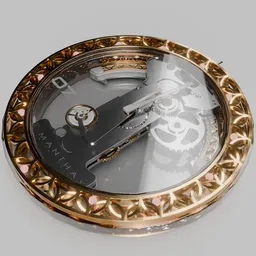 Ornate Mechanical Pocket Watch