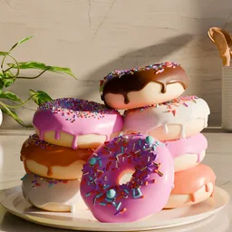 Donut Scene, Fully Animated