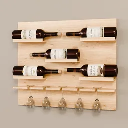 Wall-Mounted Wine Rack