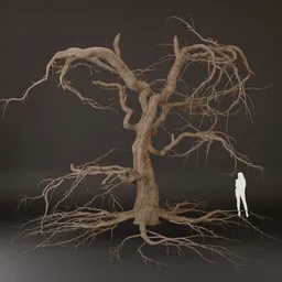 SJ-Worn-Out Tree Model Dry