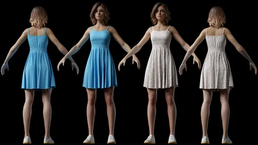 Summer Dress Girl Character