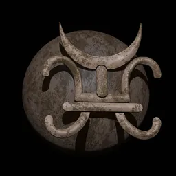 Rokviz Ancient ornament symbol brush