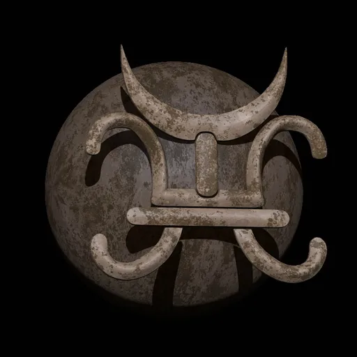 Rokviz Ancient ornament symbol brush