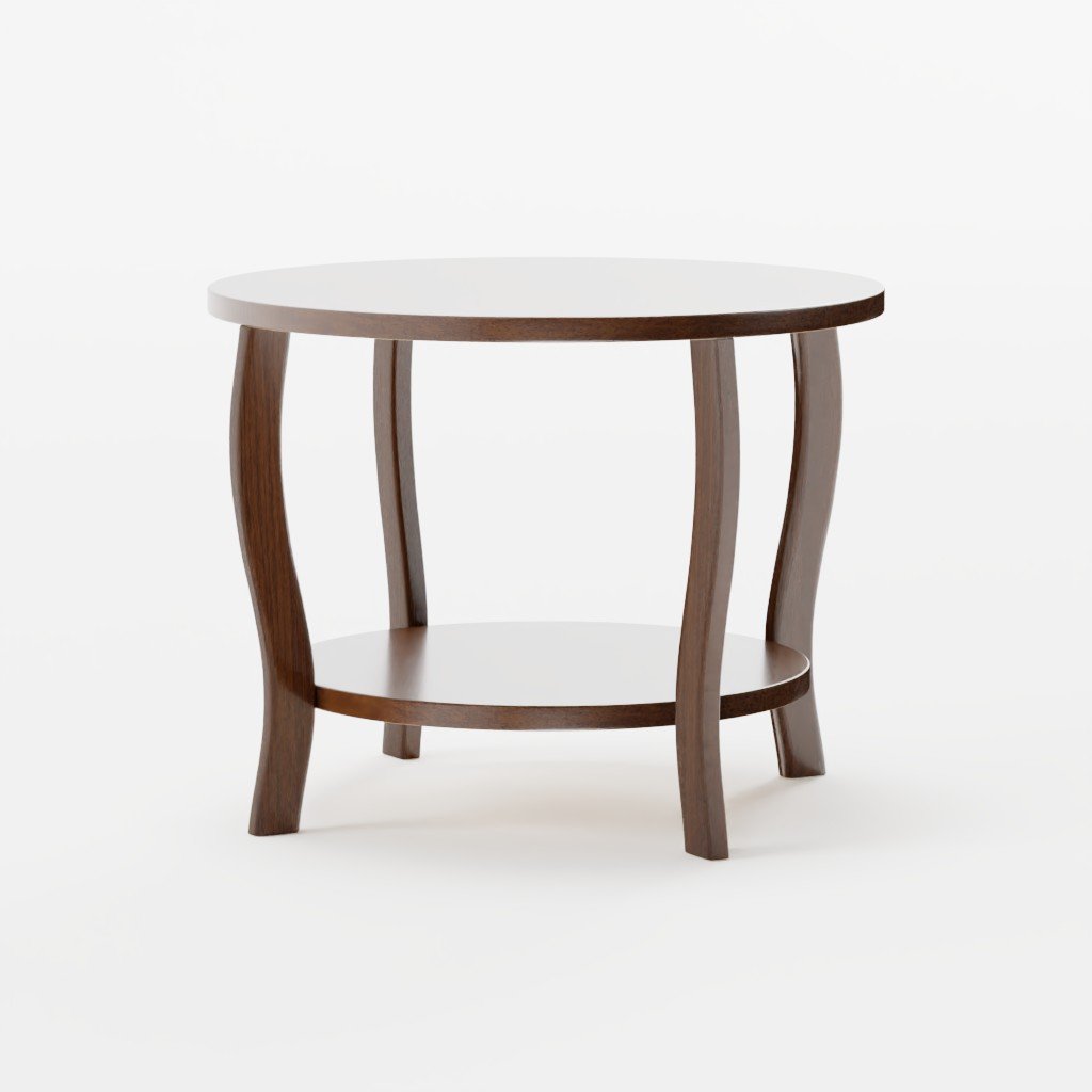 Wooden table Tables models BlenderKit