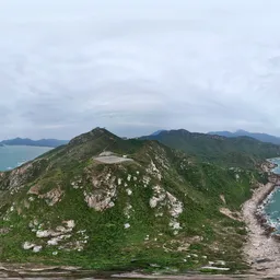 Green tree mountain cloud bluesky