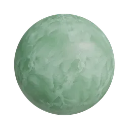 Luxurious emerald green marble