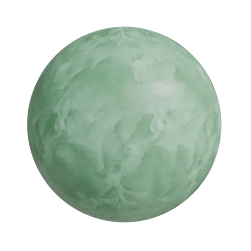 Luxurious emerald green marble