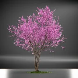 Tree Eastern Redbud Animated