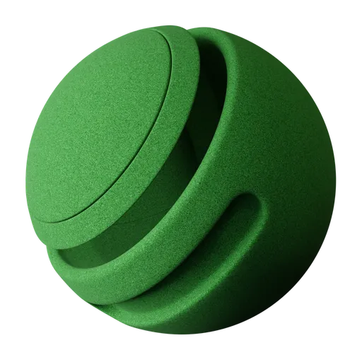 High-quality realistic Blender 3D PBR golf bentgrass material, easy configuration, ideal for natural scenes.