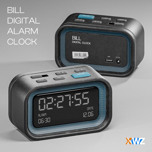 Rigged Digital Clock