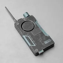 Sci-Fi Handheld Transceiver