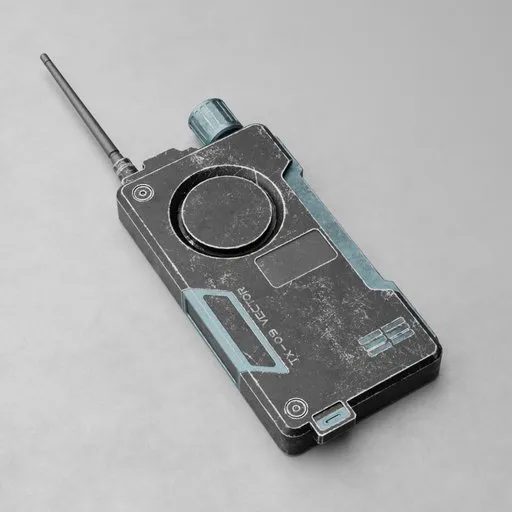 Sci-Fi Handheld Transceiver