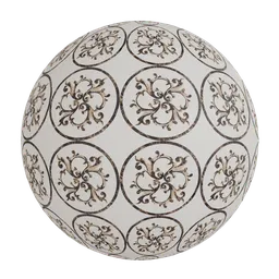 Waterjet marble medallion tile