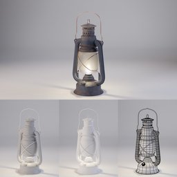 Old Pressure Kerosene Lamp