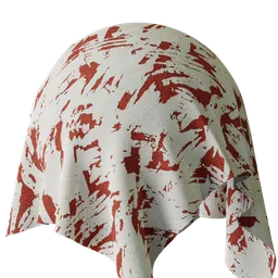 Fabric elitis orange spots