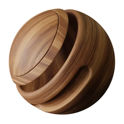 Cotrasted Walnut Satin varnished wood