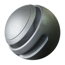 Brushed Silver Metal