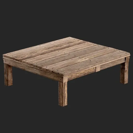 Wooden Trestle Table