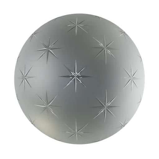 Cut glass - eight Point Star