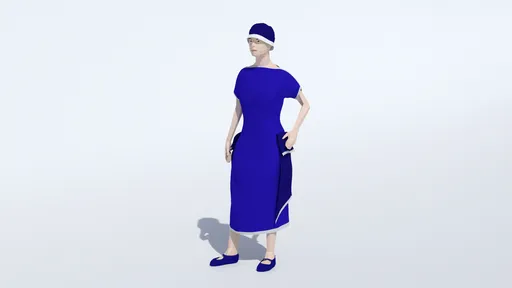 Low Poly Retro Woman