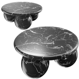 Oxley marble black stone Coffee Table