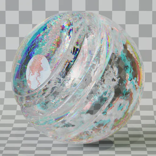 Broken Dispersion Glass