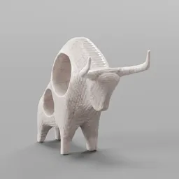 Bull sculpture