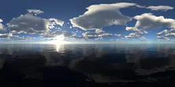 Sunset cloud yellow light