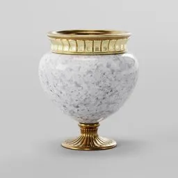 Bronze Yellow Vase