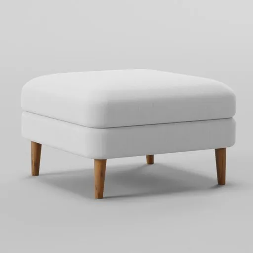 Burrow Nomad Modern Square Ottoman