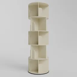 Modular Cylindrical Bookshelf
