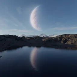 Sci-Fi Planet Landscape