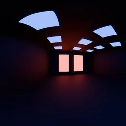 Neon dual light room