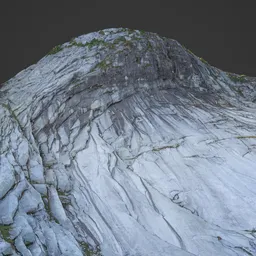 Mountain Peak and Cliff Photoscan