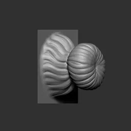 3D sculpting tool for creating stylized female hair bun on character models in Blender.