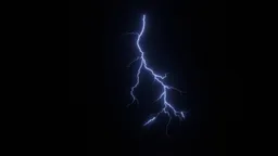 Lightning Branching Animation stylized