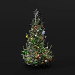 Christmas Tree Deco Snow Small