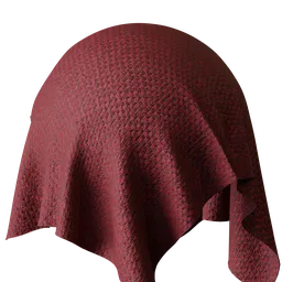 Plain Red Chenille