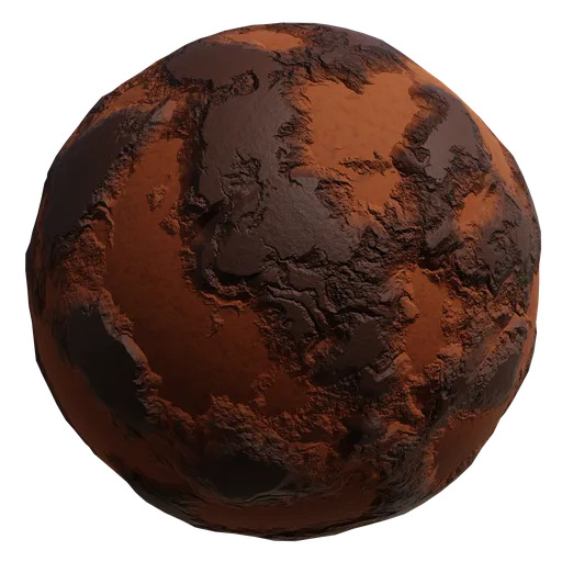 Sand and rock mars